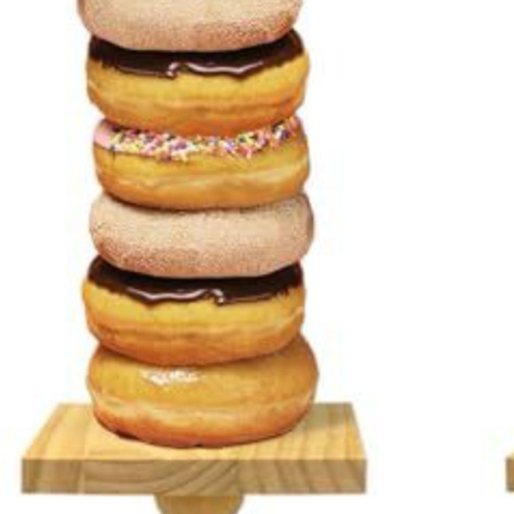 Unfinished Natural Wood Tiered Display Stand - Picture 5 of 7